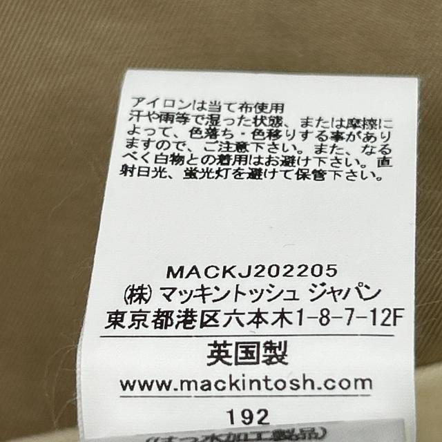 MACKINTOSH LONDON マッキントッシュロンドン コート 38 ベージュ メンズ_7