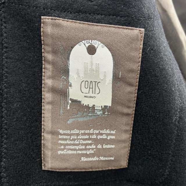 COATS MILANO コーツミラノ コート 46 ブラック メンズ_5