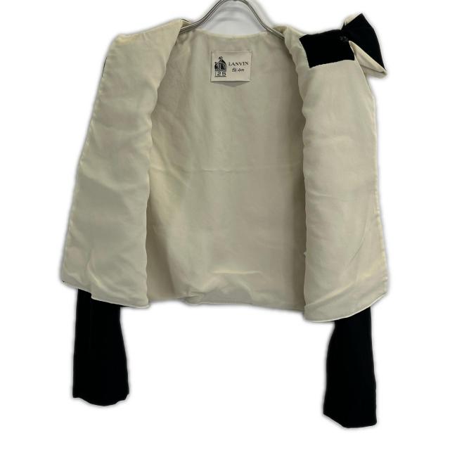 LANVIN ランバン ジャケット 40 ブラック レディース_3