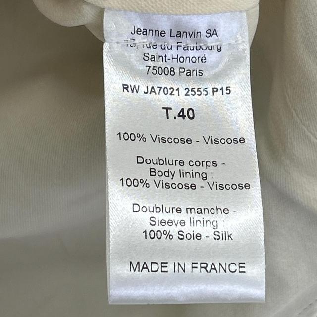 LANVIN ランバン ジャケット 40 ブラック レディース_5