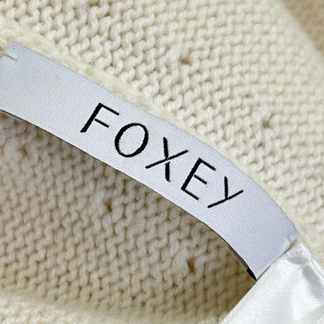 FOXEY フォクシー トップス 38 ホワイト レディース_4