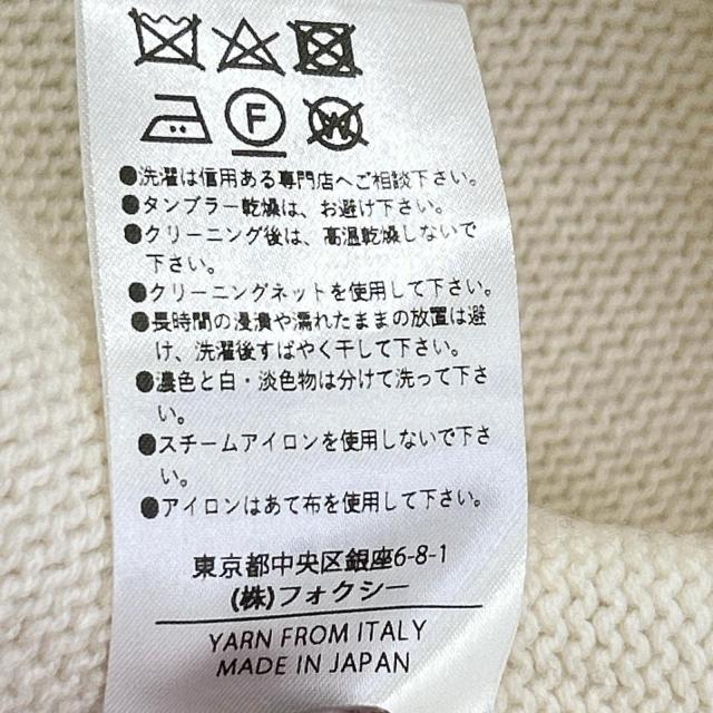 FOXEY フォクシー トップス 38 ホワイト レディース_6