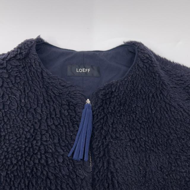 LOEFF ロエフ ベスト 1 ネイビー レディース_4