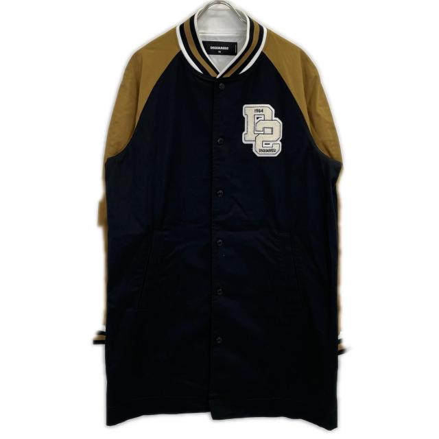 DSQUARED2 ディースクエアード ジャケット 50 ブラック×ブラウン メンズ