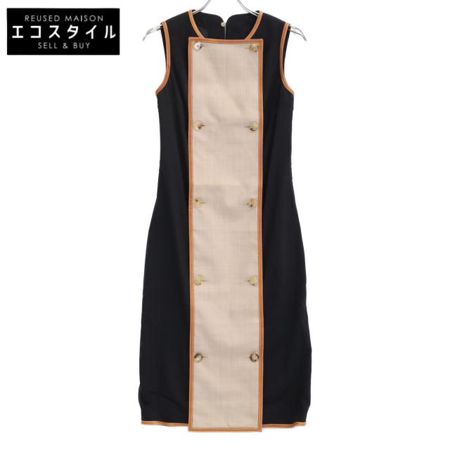 BURBERRY バーバリー ワンピース ※サイズの表記はございません。 ブラック/ベージュ レディース