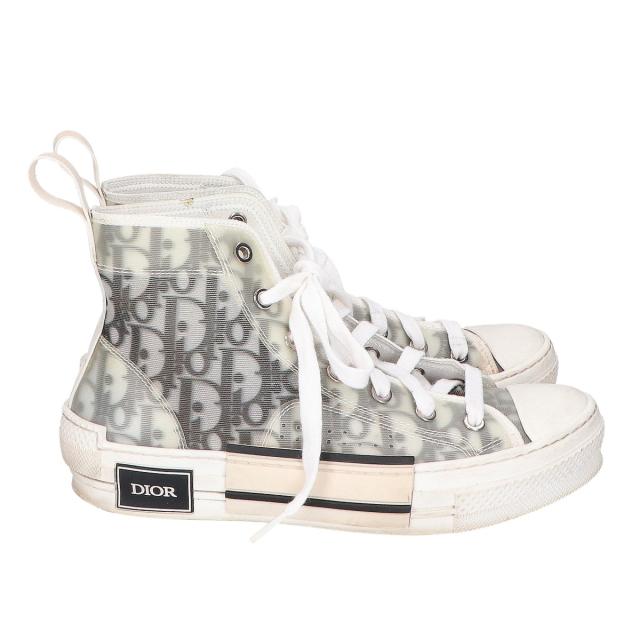 DIOR ディオール シューズ 37 ホワイト×ブラック レディース_4