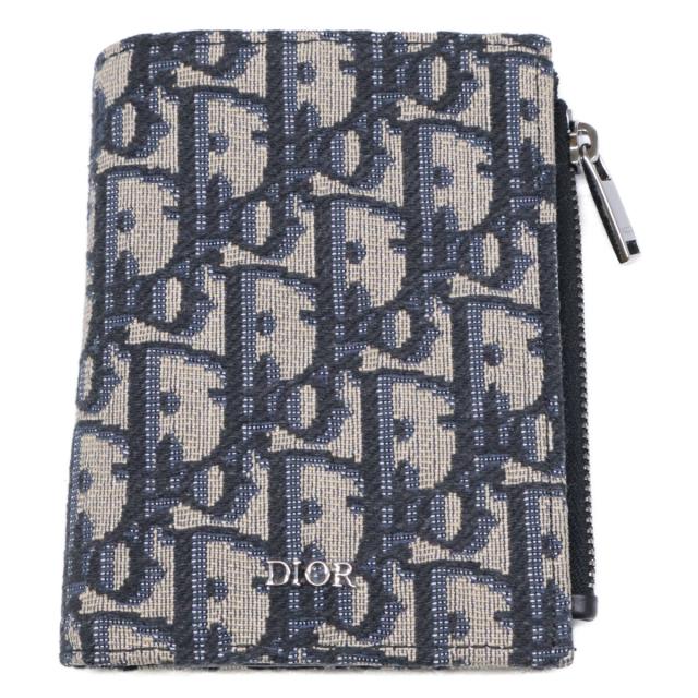DIOR ディオール 二つ折り財布（小銭入れあり） ネイビー系 メンズ_1