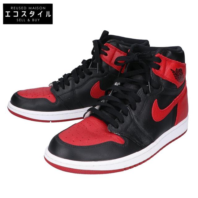 NIKE ナイキ シューズ 28 BLACK/VARSITY RED-WHITE メンズ