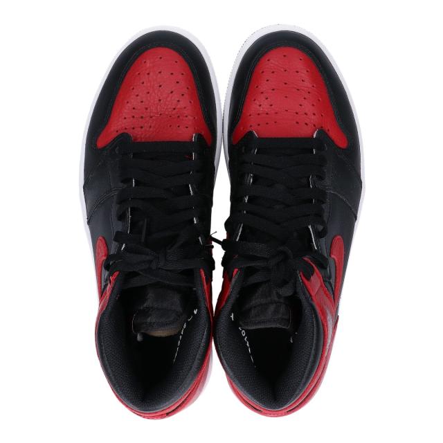 NIKE ナイキ シューズ 28 BLACK/VARSITY RED-WHITE メンズ_5
