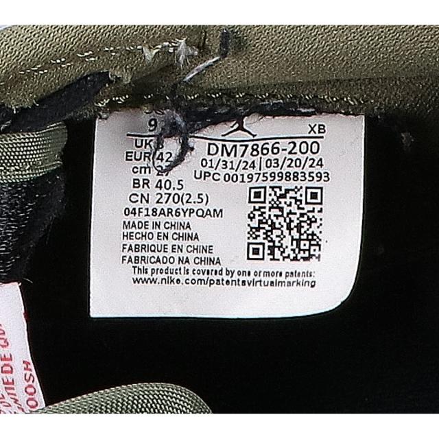 NIKE ナイキ シューズ 27 MEDIUM OLIVE/BLACK-SAIL-MUSLIN メンズ_7