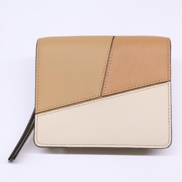 LOEWE ロエベ 二つ折り財布（小銭入れあり） ベージュ レディース_2