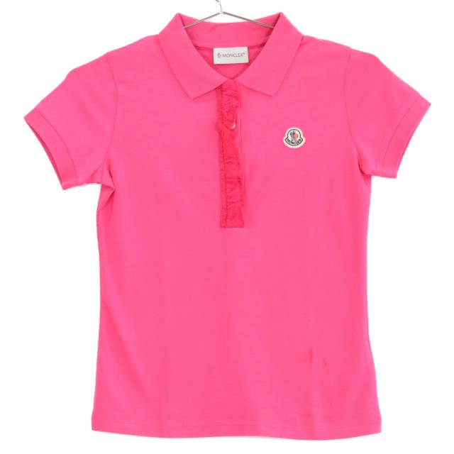 モンクレール （MONCLER ）キッズ ロゴ ワンピース 100 ピンク　半袖 MONCLER モンクレール トップス 10 ピンク キッズ 【公式通販】