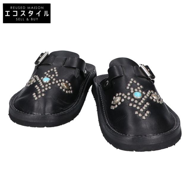 TOKYO SANDALS トーキョーサンダル シューズ US7 ブラックスムース メンズ