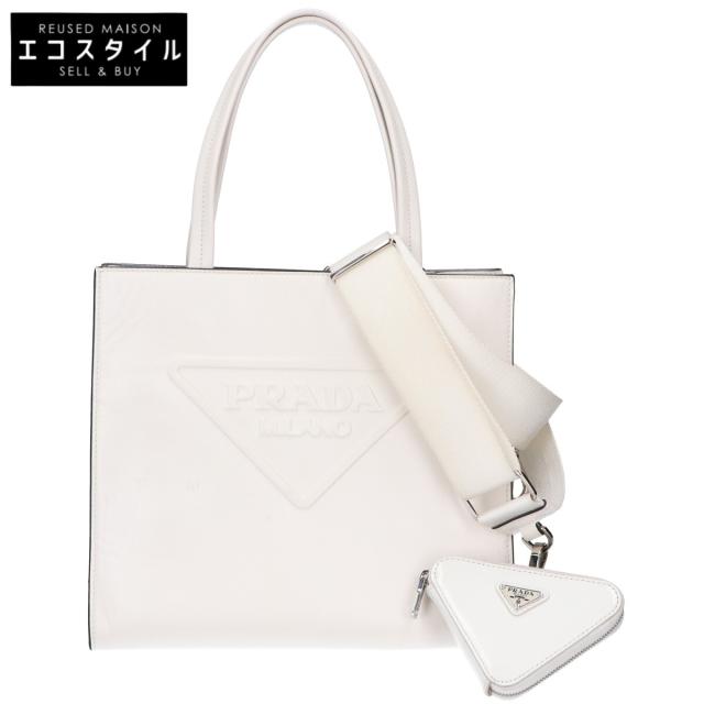 PRADA プラダ ハンドバッグ - ホワイト レディース