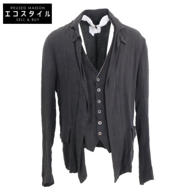 GREG LAUREN グレッグローレン ジャケット 2 ブラック メンズ