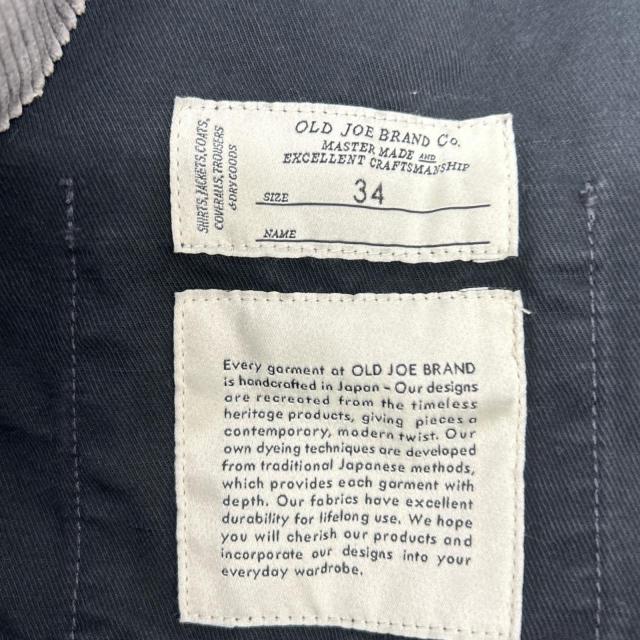OLD JOE&CO. オールドジョー ボトムス 34 グレー メンズ_4
