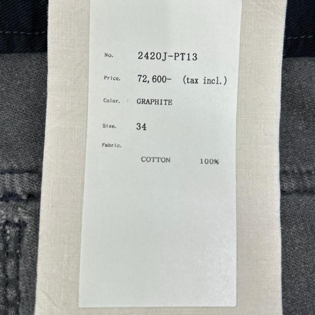 OLD JOE&CO. オールドジョー ボトムス 34 グレー メンズ_5
