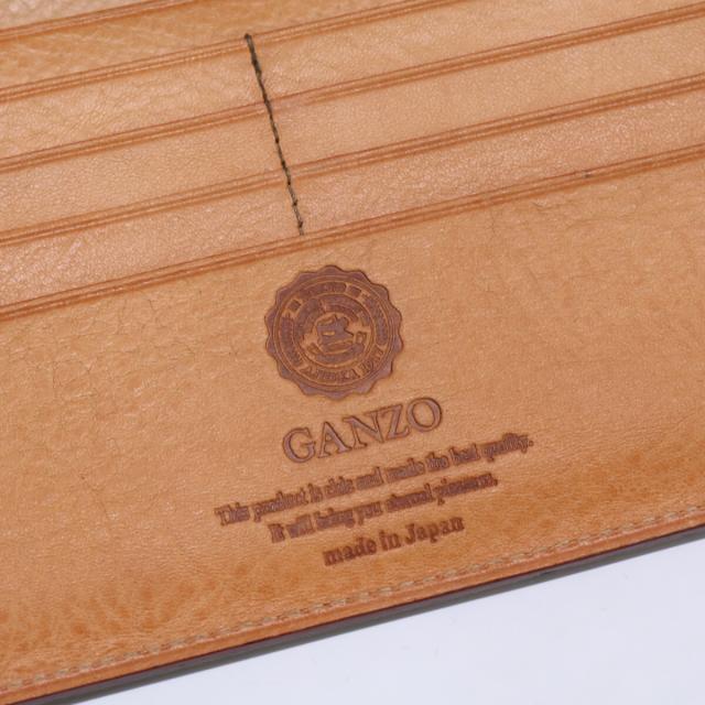 GANZO ガンゾ 長財布（小銭入れあり） ネイビー メンズ_4
