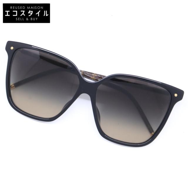 LOUIS VUITTON ルイヴィトン サングラス 61□13 145 ブラック/ゴールド/ブラウン レディース