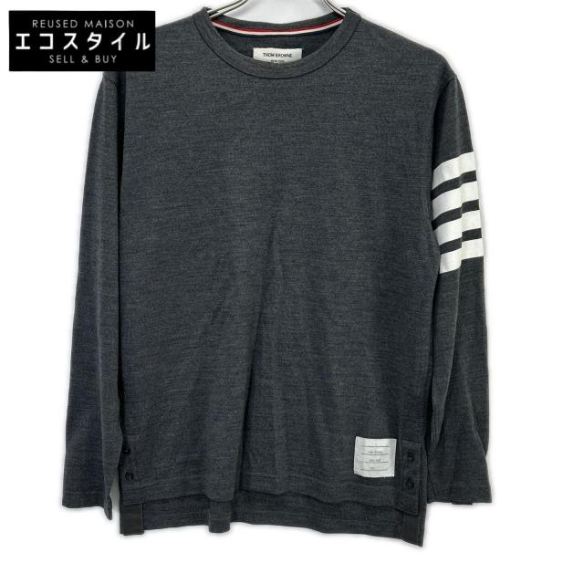 THOM BROWNE トムブラウン トップス グレー メンズ