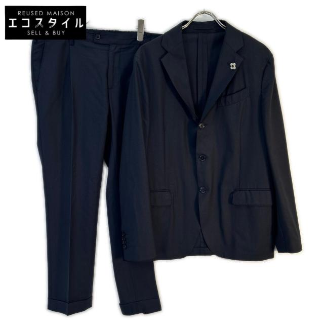 LARDINI ラルディーニ スーツ セットアップ 50 ネイビー メンズ