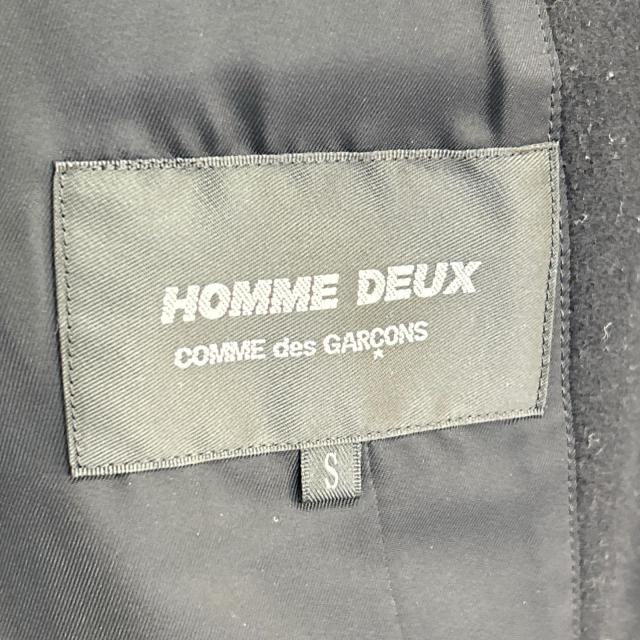 COMMEdesGARCONS HOMME DEUX コムデギャルソンオムドゥ コート S ブラック メンズ_4