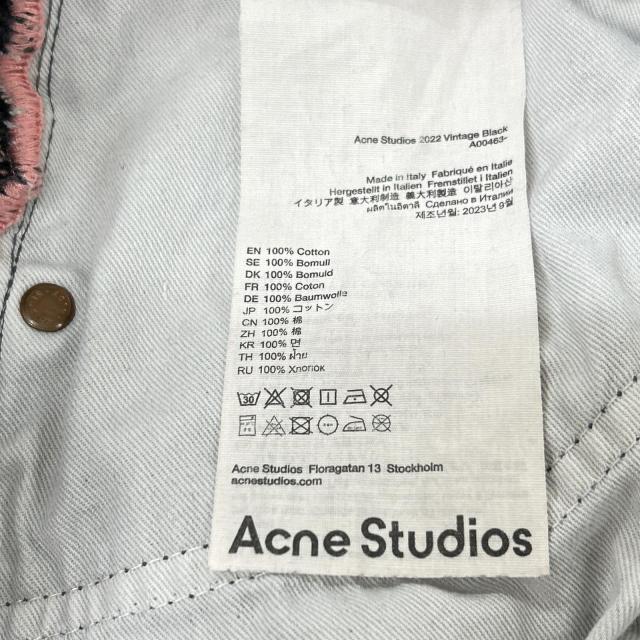 ACNE STUDIOS アクネ ストゥディオズ ボトムス 165/62A ブラック レディース_4