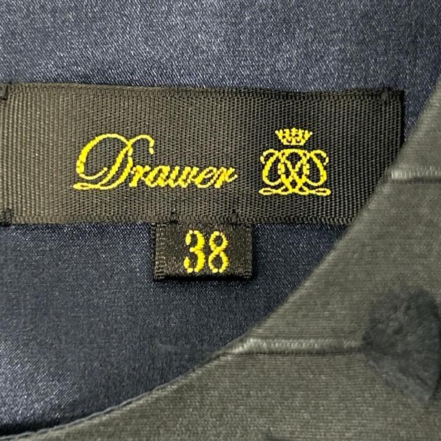 DRAWER ドゥロワー ワンピース 38 ダークネイビー レディース_3