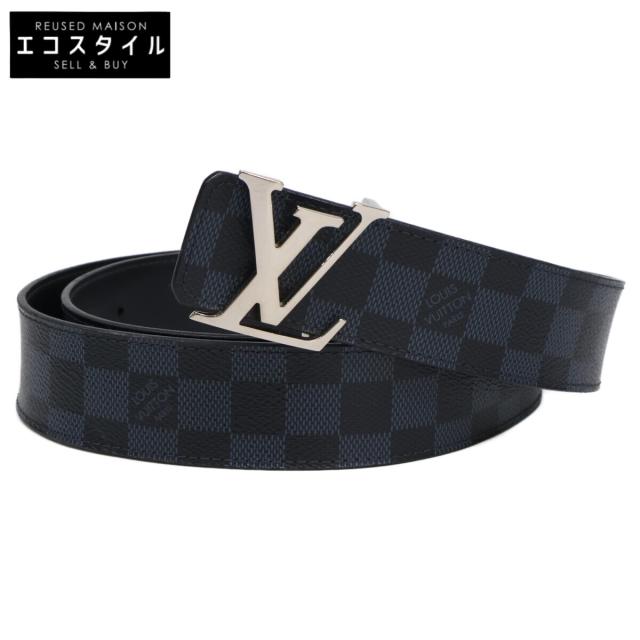 LOUIS VUITTON ルイヴィトン ベルト 100/40 ネイビー メンズ