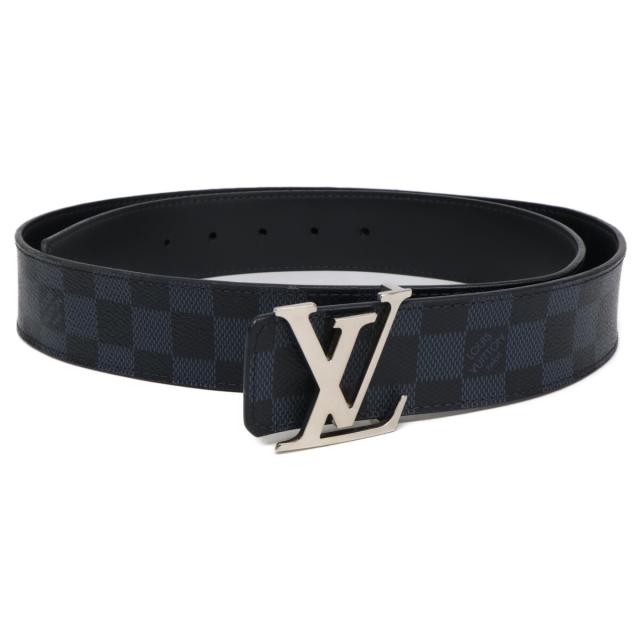 LOUIS VUITTON ルイヴィトン ベルト 100/40 ネイビー メンズ_2