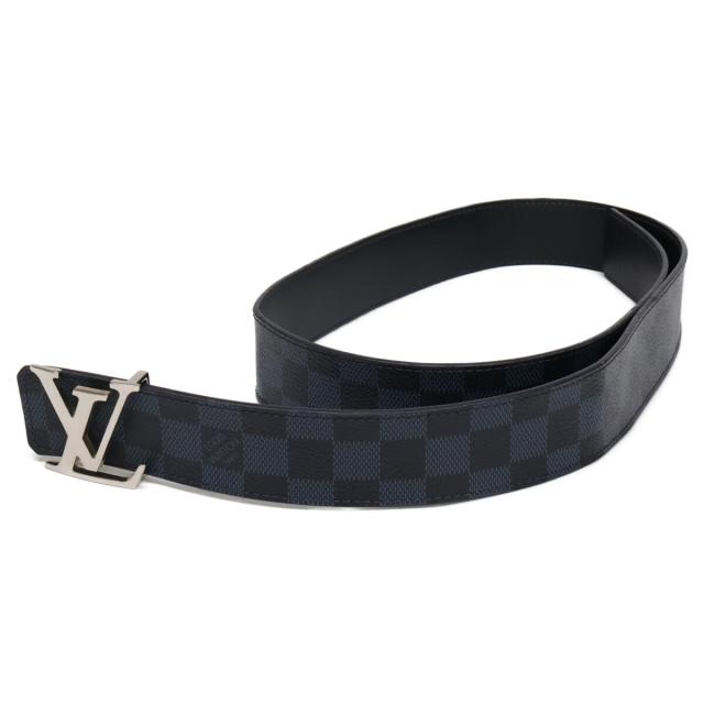 LOUIS VUITTON ルイヴィトン ベルト 100/40 ネイビー メンズ_3