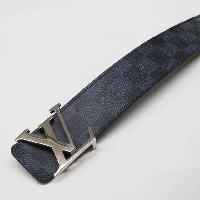 LOUIS VUITTON ルイヴィトン ベルト 100/40 ネイビー メンズ_4