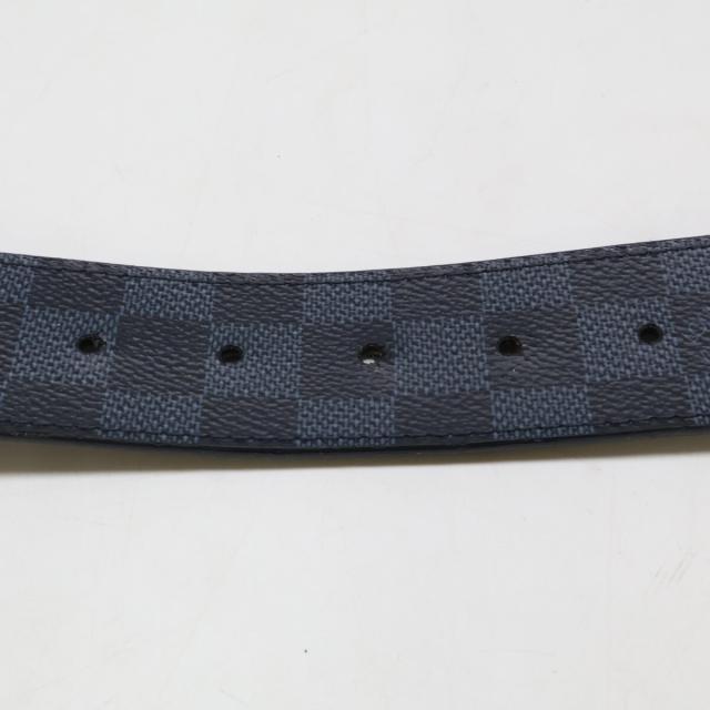 LOUIS VUITTON ルイヴィトン ベルト 100/40 ネイビー メンズ_7