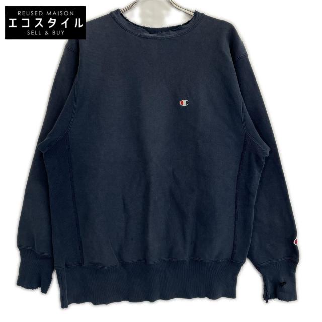 Champion チャンピオン トップス L ネイビー メンズ