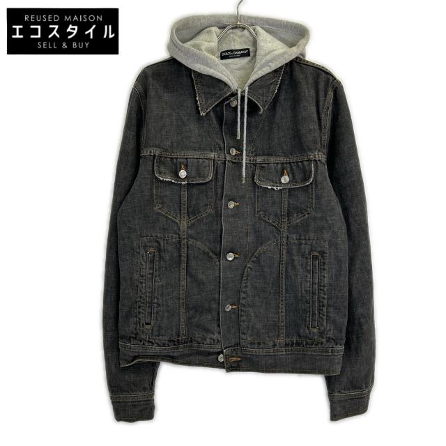 DOLCE&GABBANA ドルチェアンドガッバーナ ジャケット 50 ブラック/グレー メンズ