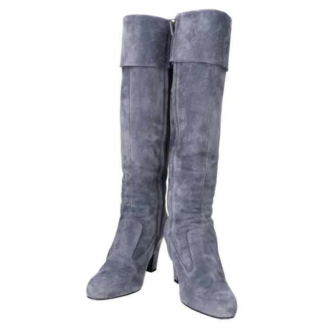 CHANEL シャネル シューズ 35 1/2 グレー レディース_1