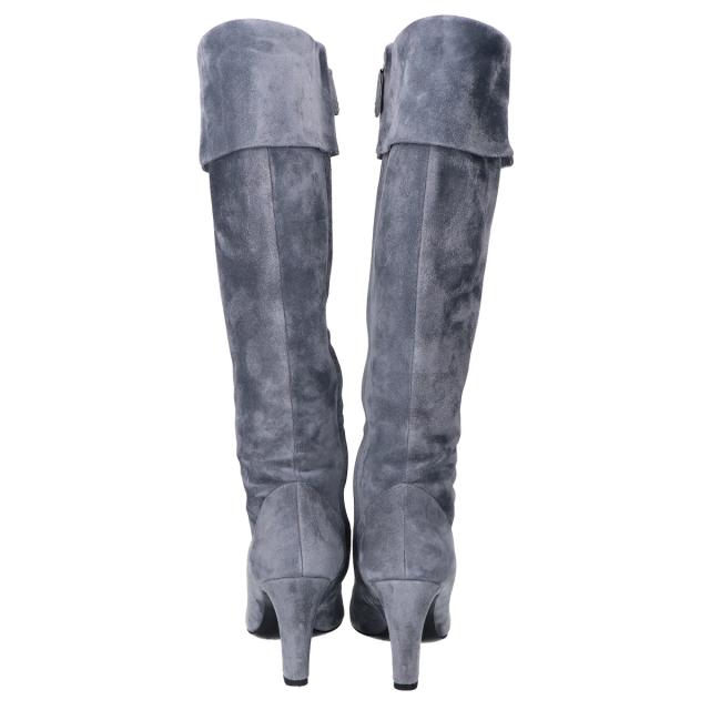 CHANEL シャネル シューズ 35 1/2 グレー レディース_3