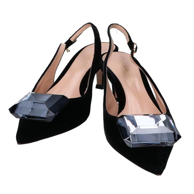 Gianvito Rossi ジャンヴィトロッシ シューズ 34 ブラック レディース_1