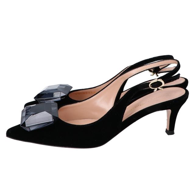 Gianvito Rossi ジャンヴィトロッシ シューズ 34 ブラック レディース_2