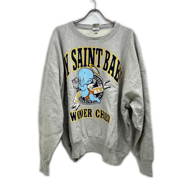 SAINT MICHAEL セントマイケル トップス XL ライトグレー メンズ_1