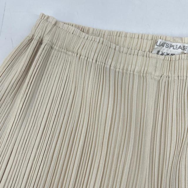 PLEATS PLEASE プリーツプリーズ ボトムス 1 アイボリー レディース