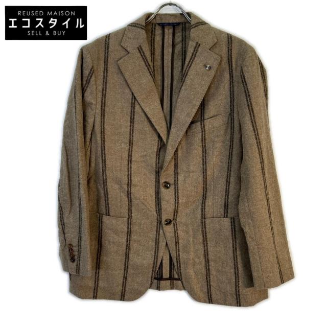 Belvest ベルベスト ジャケット 52 ブラウン メンズ