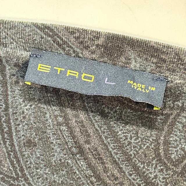 ETRO エトロ トップス L ネイビー メンズ_3