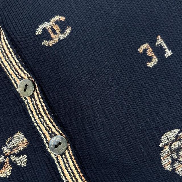 CHANEL シャネル トップス 34 ネイビー レディース_7