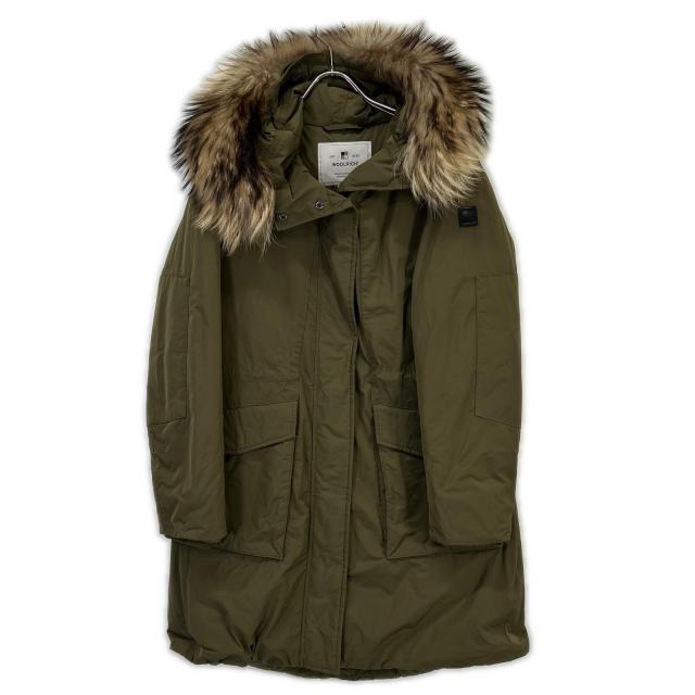 WOOLRICH ウールリッチ コート M カーキ レディース_1