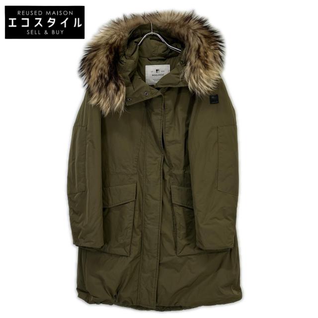 WOOLRICH ウールリッチ コート M カーキ レディース