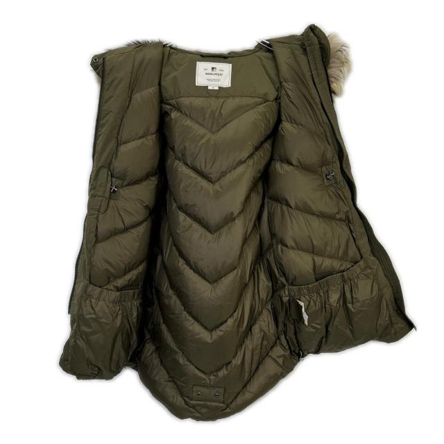 WOOLRICH ウールリッチ コート M カーキ レディース_3