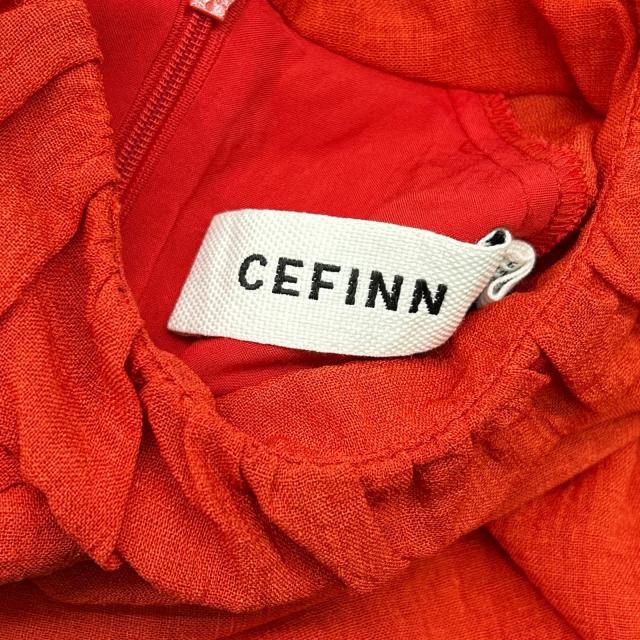 CEFINN セフィン ワンピース 34 レッド レディース_3