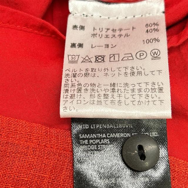 CEFINN セフィン ワンピース 34 レッド レディース_4