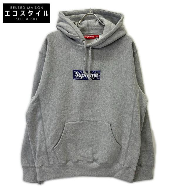 Supreme シュプリーム トップス XL グレー メンズ